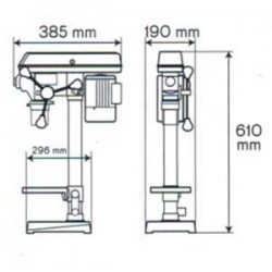 Perceuse à colonne 500W VITO - 2