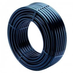 Tuyau polyéthylène noir PE d'irrigation Ø 16 mm 8 kg/bars L.50 m - 1