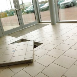 Couvercle regard à carreler acier galvanisé 50x50 - 3