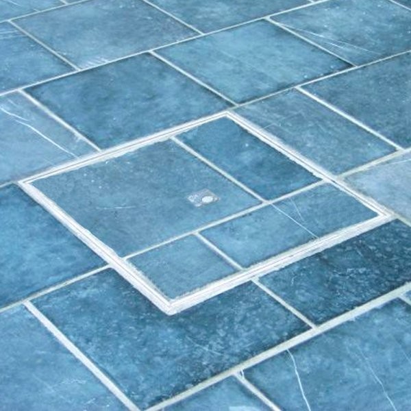 Couvercle regard à carreler acier galvanisé 50x50 - 4 Couvercle regard à carreler acier galvanisé 50x50 - 4