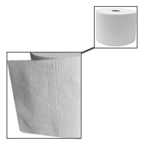 Bobine de papier texturé industrielle essuie main absorbant 500 mètres - 3