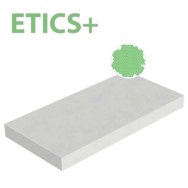 Plaque polystyrène expansé EPS ETICS+ 25kg/m3 1000x500x180 R 5,29 - 1