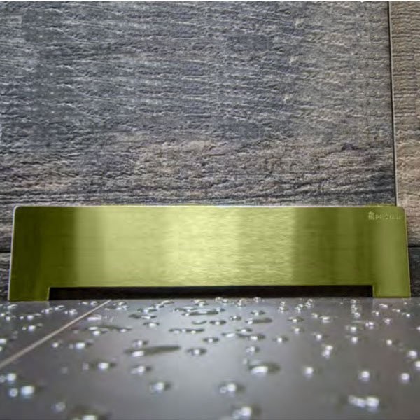 Caniveau douche mural CONFLUO WALL DRAIN GOLD - 3