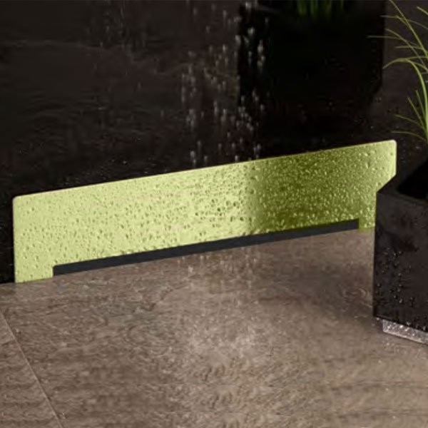 Caniveau douche mural CONFLUO WALL DRAIN GOLD - 1