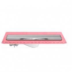 Caniveau de douche italien à finition en Inox 85cm - 3