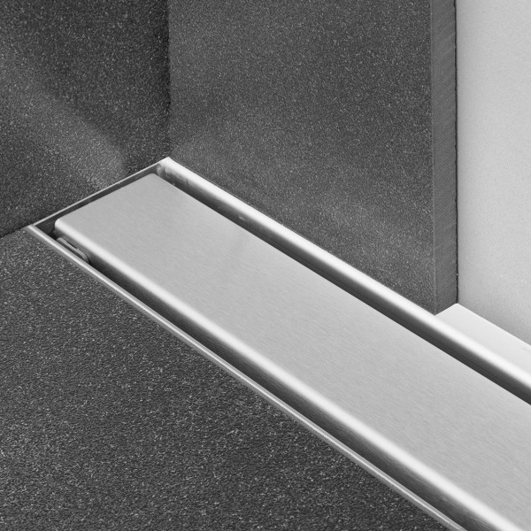 Caniveau de douche italien à finition en Inox 85cm - 1
