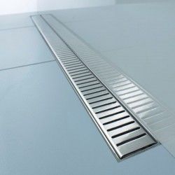Caniveau de douche italien grille en Inox 55cm - 1