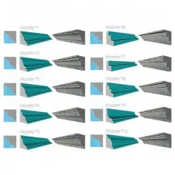 Moule polystyrène corniche Modèle P5 270x270 - 3