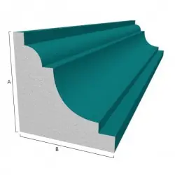 Moule polystyrène corniche Modèle P5 270x270 - 1