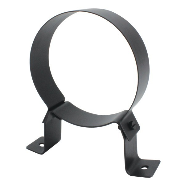 Bride 40mm Support Fixation Inox Noir Mat Bride 40mm Support Fixation Inox Noir Mat