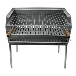 Barbecue grill sur pied à charbon acier inoxydable 50x40 - 4