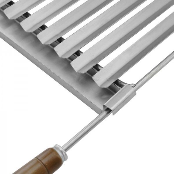 Grille barbecue BBQ Argentine en acier inoxydable 68x38 - 1