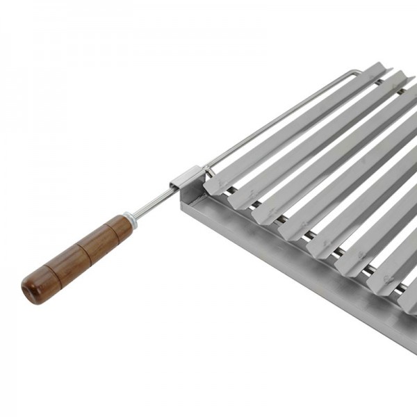 Grille barbecue BBQ Argentine en acier inoxydable 78x38 - 3