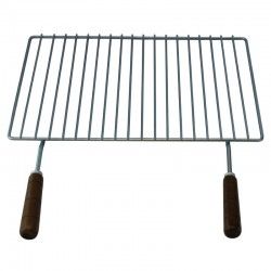 Grille barbecue BBQ Inox double manche 48x33 - 4