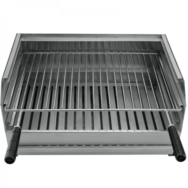 Grilloir barbecue en Inox 80cm 2x grilles Premium