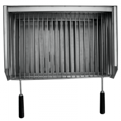 Barbecue grill à poser acier inoxydable 80x40 - 8