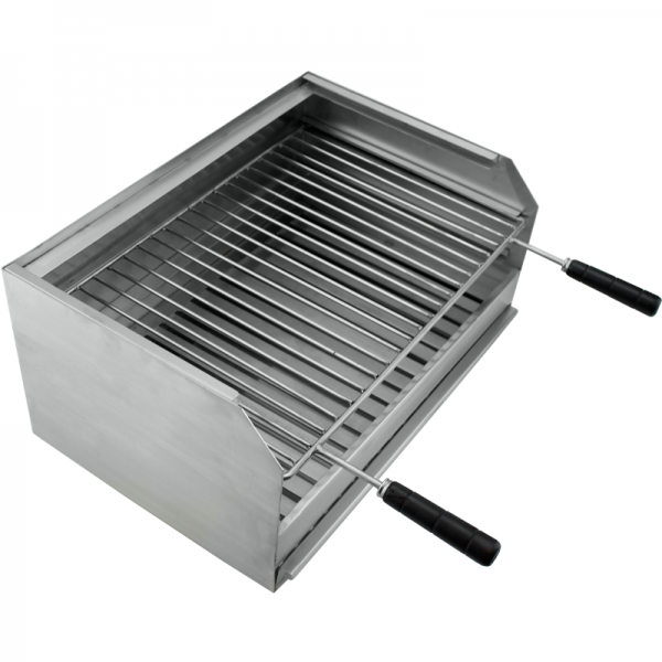 Grille extensible barbecue 60/70 x 40 cm inox