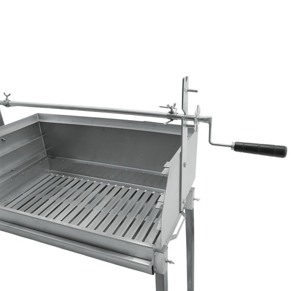 Barbecue à charbon Blaze Inox TourneBroche rotatif 50x40 - 3