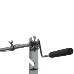 Barbecue à charbon Blaze Inox TourneBroche rotatif 50x40 - 5