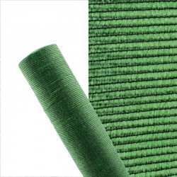 Voile d'ombrage filet vert claire PEHD 90g 2x10m - 1