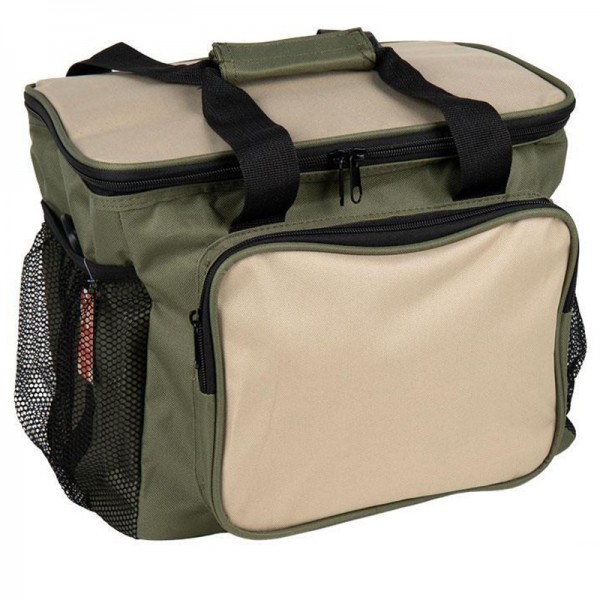 Sac isotherme vert et beige 35L - 1