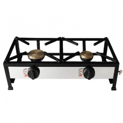 Table de Cuisson à gaz autoportante 80x40 2 foyers - 1