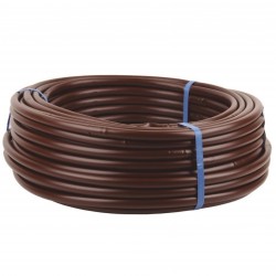Tuyau goutte-à-goutte perforé brun 33/33cm Ø16 - 50 mètres - 1
