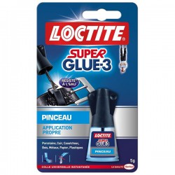 Colle instantanée - Loctite - SuperGlue-3 - PINCEAU