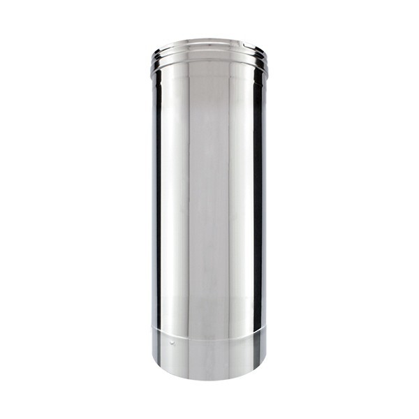 Tubage cheminée inox simple paroi - Tuyau 50 cm Tubage cheminée inox simple paroi - Tuyau 50 cm