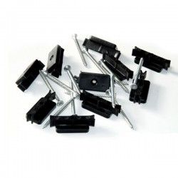 Kit clips fixation bois composite - 1