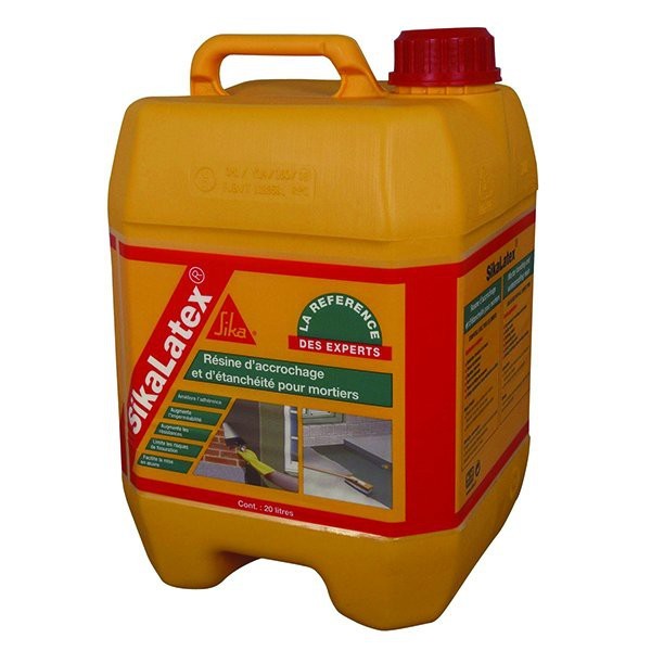 SIKA Résine d'adhérance et imperméabilisation SIKALATEX 20 L - 1