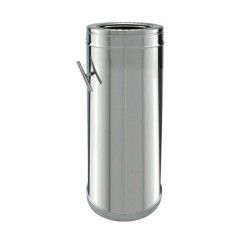 Conduit Inox double paroi isolé Tuyau à clapet 33cm - 1