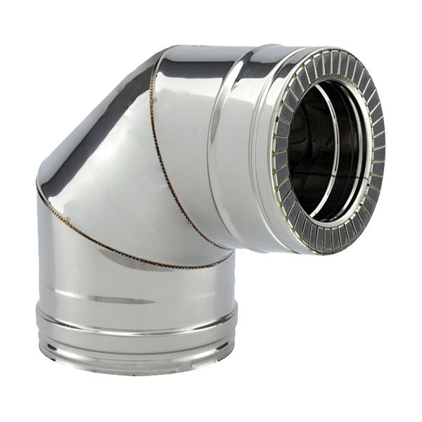 Conduit Inox double paroi isolé - Coude 30º Conduit Inox double paroi isolé - Coude 30º