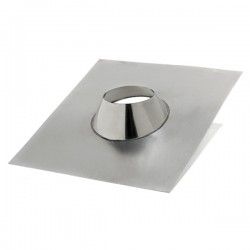Solin 90º aluminium-Inox avec collerette - 3